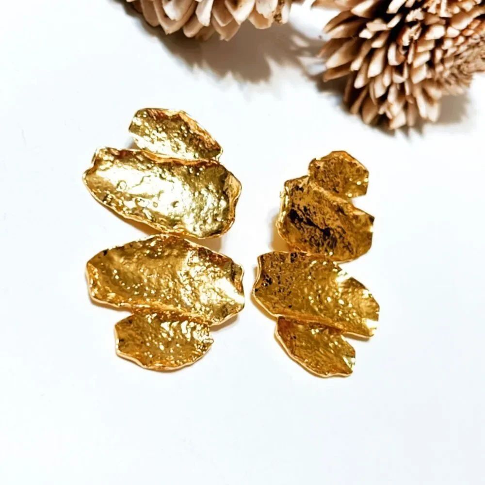 Geo dangle earrings M133 - Picture 4 of 6